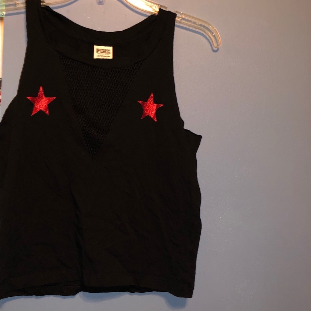 4th of July Pink tank top